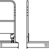 Grabenbrücken aus Holz Breite: 1,00 m, Länge: 1,00 m - Art.Nr. 20250-10 – Bild 4