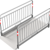 Grabenbrücke aus Aluminium mit Sicherheitsgeländer Breite: 1,00 m Länge: ca. 2,30 m - Art.Nr. 20281-S – Bild 3