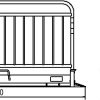 Grabenbrücke aus Aluminium mit Sicherheitsgeländer Breite: 1,00 m Länge: ca. 2,30 m - Art.Nr. 20281-S – Bild 4