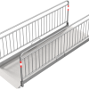 Grabenbrücke aus Aluminium mit Sicherheitsgeländer Breite: 1,00 m Länge: ca. 3,30 m - Art.Nr. 20283-S – Bild 3