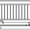 Grabenbrücke aus Aluminium mit Sicherheitsgeländer Breite: 1,00 m Länge: ca. 3,30 m - Art.Nr. 20283-S – Bild 4