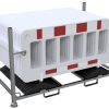 SET mit 20 Absperrgitter auf Lager- und Transporttraverse - Art.Nr. 33320KDRF-SET