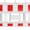 Schake EURO2 Absperrschrankengitter Typ NOX Folie Typ RA1/A mit vormontierten Lampenadapter rot / weiß - Art.Nr. 33420KA – Bild 2