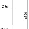 Lampenmast SET aus Stahl - Art.Nr. 353160-SET2 – Bild 4