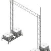 Aufstellvorrichtung Brücke Stahl-Gitterträger 5200 mm - Art.Nr. 35350-SETB5