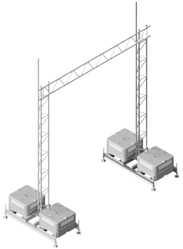 Aufstellvorrichtung Brücke Stahl-Gitterträger 5200 mm - Art.Nr. 35350-SETB5 – Bild 2