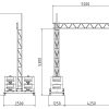 Aufstellvorrichtung mit Kranarm Stahl-Gitterträger 3200 mm - Art.Nr. 35350-SETF3 – Bild 4