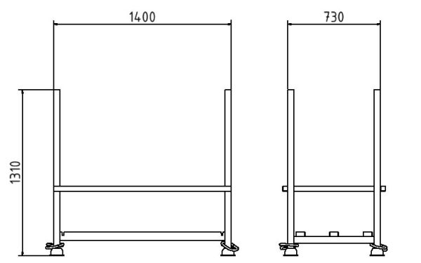 Lager- und Transportpalette für 108 Flachbaken - Art.Nr. 36050-5 – Bild 2