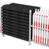SET mit 30 Baken und Zubehör auf Stapelpalette und Bakenkorb - Art.Nr. 36NOX-SET1