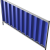 Mobilzaun Trapez Blechbeschichtung: blau Höhe: 1,2 m - Art.Nr. 3B1222B – Bild 3