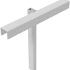 Einfacher Holzbauzaunständer mit passendem Oberteil Holzbauzaunständer Oberteilverzinkt, 490 mm - Art.Nr. 3B160-1