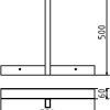 Einfacher Holzbauzaunständer mit passendem Oberteil Holzbauzaunständer Oberteilverzinkt, 490 mm - Art.Nr. 3B160-1 – Bild 4