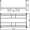 Lager- und Transporttraverse für 30 Fußplatten - Art.Nr. 3B214 – Bild 4