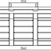 Lager- und Transporttraverse für 30 Fußplatten - Art.Nr. 3B215 – Bild 3