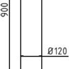 Aluminiumpoller Ø 120 mm - Art.Nr. 40121PB – Bild 4