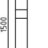 Stahlrohrpoller Ø 152 x 3,2 mm ortsfest, zum Einbetonieren gelb / schwarz - Art.Nr. 40151BG – Bild 4