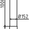 Absperrpoller Stahlrohr Ø 152 x 3,2 mm herausnehmbar ohne Verschluss - Art.Nr. 40151H – Bild 4