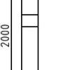 Stahlrohrpoller Ø 152 x 3,2 mm ortsfest, zum Einbetonieren gelb / schwarz - Art.Nr. 40152BG – Bild 4