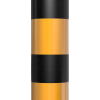 Absperrpoller Stahlrohr Ø 152 x 3,2 mm ortsfest zur Dübelbefestigung - Art.Nr. 401530NBG