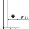 Edelstahlpoller Ø 154 mm - Art.Nr. 40154F – Bild 4