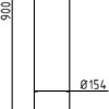Edelstahlpoller Ø 154 mm - Art.Nr. 40155P – Bild 4