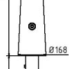 Stilpoller Stahlrohr Ø 168 / 96 mm - Art.Nr. 40168FB – Bild 4