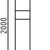 Stahlrohrpoller Ø 193 x 3,6 mm ortsfest, zum Einbetonieren gelb / schwarz - Art.Nr. 40192BG – Bild 4