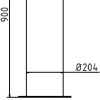 Edelstahlpoller Ø 204 mm - Art.Nr. 40205P – Bild 4