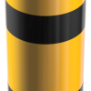 Stahlrohrpoller Ø 273 x 5 mm ortsfest, zum Einbetonieren gelb / schwarz - Art.Nr. 40271BG – Bild 3
