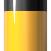 Stahlrohrpoller Ø 273 x 5 mm ortsfest, zum Einbetonieren gelb / schwarz - Art.Nr. 40272BG – Bild 2