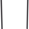Anlehnbügel aus Flachstahl 50 x 12 mm in gebogener Ausführung - Art.Nr. 4050_100B