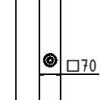 Stilpoller Stahlrohr 70 x 70 mm Serie 40731B - Art.Nr. 40731FB – Bild 4