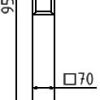 Stilpoller Stahlrohr 70 x 70 mm Serie 40731B - Art.Nr. 40731PB – Bild 4