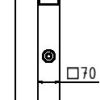 Stilpoller Stahlrohr 70 x 70 mm Serie 4073B - Art.Nr. 4073FB – Bild 4