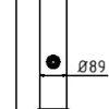 Stilpoller Stahlrohr Ø 89 mm - Art.Nr. 4084FB – Bild 4