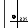 Edelstahlpfosten Ø 89 mm - Art.Nr. 4089F – Bild 4