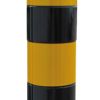Flexipfosten schwarz / gelb Ø 80 mm - Art.Nr. 412221BG
