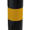 Flexipfosten schwarz / gelb Ø 80 mm Höhe: 750 mm - Art.Nr. 412222BG