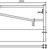 Drehbare Gatterschranke zum Einbetonieren, feuerverzinkt Gesamtbreite: 2000 mm für Vorhangschloss - Art.Nr. 413_201V – Bild 4