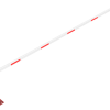 Handschranke mit Gasdruckfeder und festem Auflagepfosten - Art.Nr. 415_50VPB