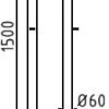 Schutzzaungitter Zaunfeld-Element und Standpfosten - Art.Nr. 418_42 – Bild 4