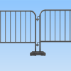 Absperrgitter mit Werbebanner - Art.Nr. 419_00-CL – Bild 2