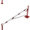 Drehschranke mit Auflagepfosten und Seilzugverstärkung - Art.Nr. 4213_30FBP
