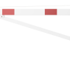 Drehschranke mit Auflagepfosten und Seilzugverstärkung - Art.Nr. 4213_30FBP – Bild 2