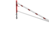 Drehschranke mit Auflagepfosten und Seilzugverstärkung - Art.Nr. 4213_45VB – Bild 3