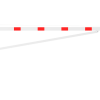 Drehschranke mit Auflagepfosten und Seilzugverstärkung - Art.Nr. 4213_50FB – Bild 2