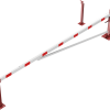 Drehschranke mit Auflagepfosten und Seilzugverstärkung - Art.Nr. 4213_50VBP
