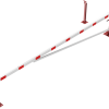 Drehschranke mit Auflagepfosten und Seilzugverstärkung - Art.Nr. 4213_55VBP