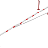 Drehschranke mit Auflagepfosten und Seilzugverstärkung - Art.Nr. 4213_60FBP