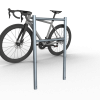 Fahrradanlehnbügel mit Flach- oder Kugelkopf - Art.Nr. 422_60 – Bild 2